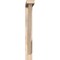 Ekena Millwork Traditional Block Smooth Bracket w/ Offset Brace, Douglas Fir, 3 1/2"W x 28"D x 28"H BKT0402X28X28TRA05SDF - alternate 2